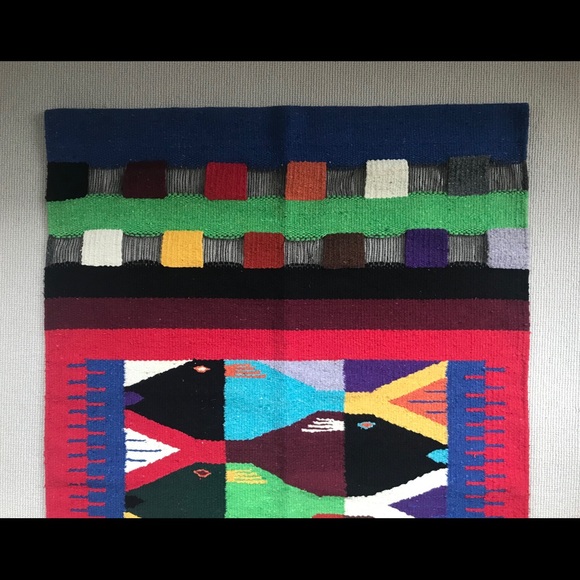 Stunning handwoven fish wall hanging 46 x 28 - Picture 6 of 9